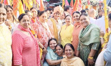 ईस्ट पंजाबी बाग से खाटू श्याम दिल्ली धाम तक भव्य निशान यात्रा का आयोजन