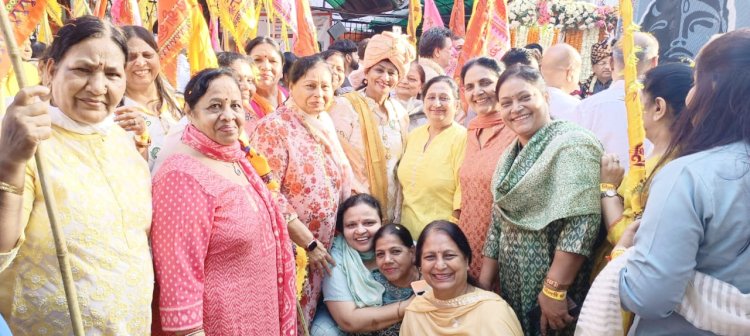 ईस्ट पंजाबी बाग से खाटू श्याम दिल्ली धाम तक भव्य निशान यात्रा का आयोजन
